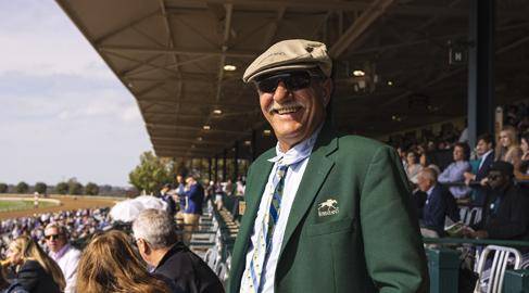 Keeneland assistant at the race. 